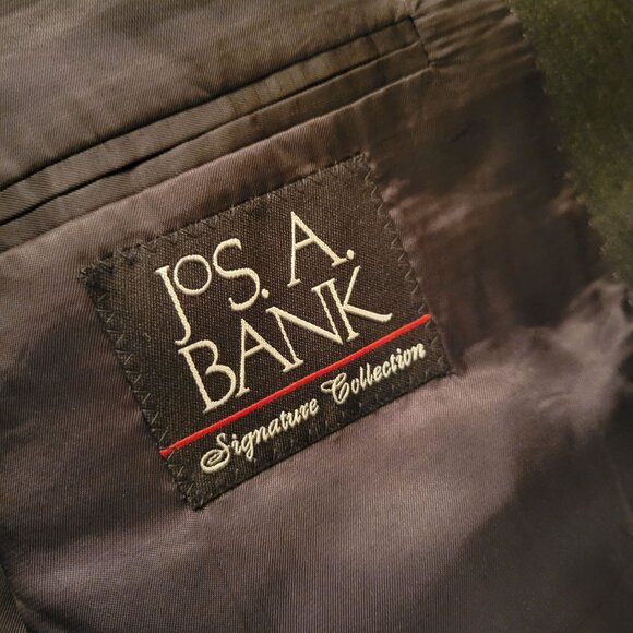 Jos A Bank Wool Blazer Jacket 50L Egypt Business Twee Academia Preppy Charcoal G - Picture 6 of 9